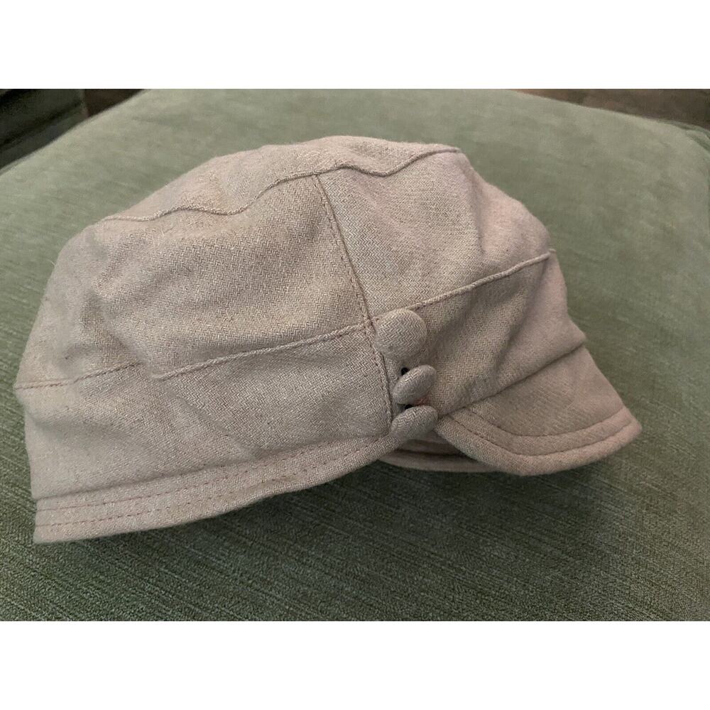 August Silk Dusty Pink Wool Blend Cadet Hat Womens